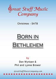 Born in Bethlehem SATB choral sheet music cover Thumbnail